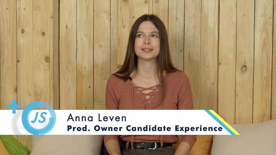 Anna is one of our Product Owners and gives you further information about her job